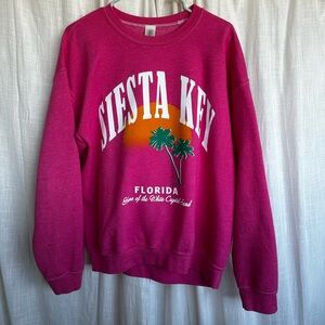 Siesta Key Pink Sweater